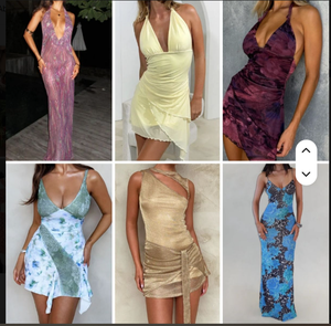 Robes de Soirée de Luxe d'Occasion pour Femmes, Plissées, Mi-longues ou Longues, Sans Manches, Moulantes, pour Fêtes et Clubs - Product Image 6