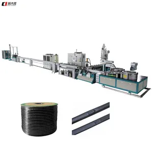 Hochgeschwindigkeits-Flachtropfen-Bewässerungsband-Herstellungsmaschine Tropfschlauch-Extruder