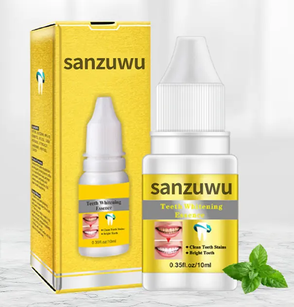Sanzuwu Professional Easy White Teeth Whitening Liquid liquide de blanchiment des dents