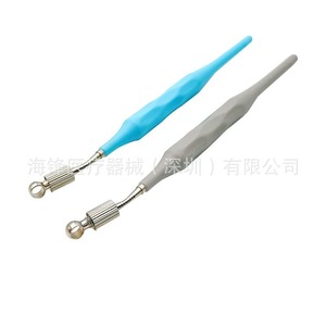 Soporte manual para limas endodónticas, mango para limas de conducto radicular, instrumento manual gris y azul con certificación CE - Product Image 4