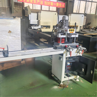 Fresadora de Copia de Aluminio de Alta Calidad Controlada por PLC para el Fresado de Orificios de Cerraduras en Ventanas y Puertas de PVC/UPVC