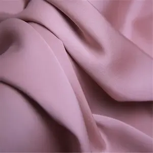 Высокое качество 19 мм 140 см Роскошная Тяжелая шелковая эластичная ткань шелковая двойная жоржет ткань для одежды