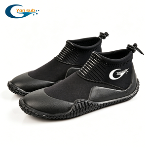 Zapatos Anfibios de Neopreno, Botas Acuáticas para Buceo, Calcetines para <span class=keywords><strong>Aletas</strong></span> de Buceo Libre, Reforzados, de Secado Rápido, para Buceo en Arrecifes, Kayak en Aguas Profundas - Product Image 2