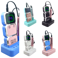 Machine à polir les ongles électrique portable en gros, perceuse à ongles professionnelle, moteur sans balais sans fil 45000 tr/min