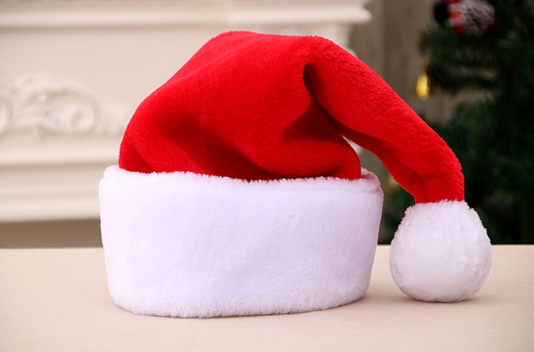 2021 Winter Pet Adult Baby First Santa Claus Red Wine Sublimation Pudding Led Light Merry Christmas Hat In Bulk