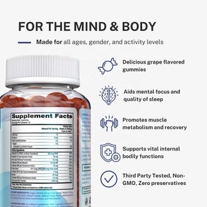 Integratore di ferro con vitamina C, A, vitamine B complesso, biotina e zinco Gummies di ferro Vegan Gummies di ferro per adulti pillole di ferro capsule - Product Image 3