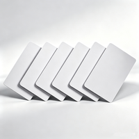 Tarjeta de Membresía Inteligente RFID de PVC Blanca Personalizable, Doble Frecuencia 13.56MHz/125kHz, Impermeable, para Negocios, Hoteles, con Impresión de Código QR
