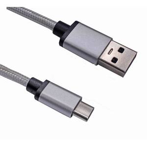 Lung Kay <b>Usb</b> 3.0 <b>To</b> Type C Data <b>Cable</b> Blue Nylon Braided For Android Phones 0.5m Length - Product Image 5