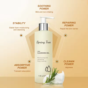 Nhãn hiệu riêng làm trắng Sữa rửa mặt sửa chữa mụn trứng cá Sữa rửa mặt làm sáng thảo dược chống mụn trứng cá tạo Bọt Rửa Mặt - Product Image 3