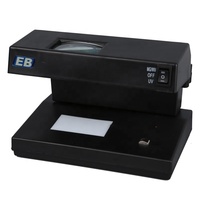 Détecteur de billets contrefaits EB DC-2038, alimenté par secteur 220V, en plastique, avec détection UV