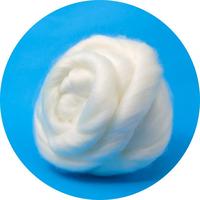 Tête de filature 3D en acrylique blanc de bonne qualité, 102 mm, pour la filature de la laine textile