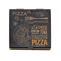 Boîtes de livraison de pizza isothermes pliables, imperméables et recyclables de luxe avec couleur personnalisée et logo estampé à chaud