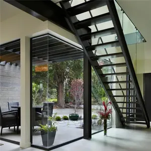 <span class=keywords><strong>Escalier</strong></span> en colimaçon préfabriqué Prima pour intérieur, à poutre unique, marches flottantes en bois massif pour <span class=keywords><strong>escalier</strong></span> métallique ou en bois, utilisation en appartement moderne - Product Image 5