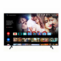 Televisor LED 4K Inteligente con Pantalla Plana Full HD, Precio de Fábrica, 24 32 40 43 50 55 65 75 85 100 Pulgadas