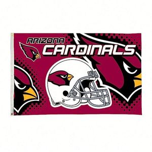 Hot Sell High Quality Double Sided Polyester Super Bowl Football Teams Design <b>Flag</b> Custom 3x5ft Arizona Cardinals <b>Flags</b> - Product Image 3