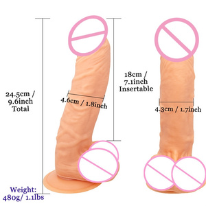 Grosir mainan seks lembut <span class=keywords><strong>Vibrator</strong></span> <span class=keywords><strong>Dildo</strong></span> silikon realistis untuk wanita dewasa - Product Image 3