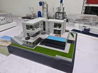Maquettes architecturales miniatures personnalisées pour bâtiments modernes, structures résidentielles, villas