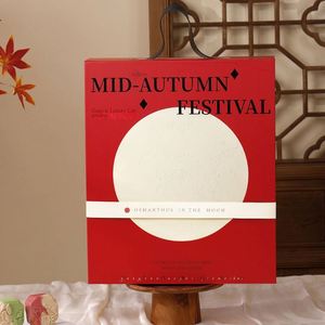 Mid-Autumn Moon <b>Cake</b> Food Ice Skin Souffle Embossed Luxury Self Erecting Square Cardboard <b>Gift</b> <b>Box</b> Custom Logo Option Portable - Product Image 5