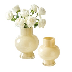 <span class=keywords><strong>Fenton</strong></span> Vintage Vase Cream-Style High-End Ins-Style Cristalería Diseño moderno para decoración de arreglos florales de lujo - Product Image 5