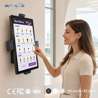 Kiosques de paiement muraux pour bars et clubs, borne de libre-service Android 14, 32 pouces, haute luminosité