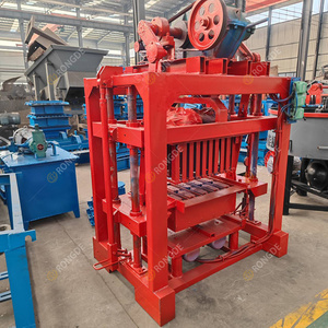 Mesin pembuat bata beton kecil Manual & otomatis QTJ4-40 Model mesin produsen blok semen sebagai komponen inti - Product Image 1