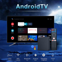 BOXPUT Iatv M5 Allwinner H313 Smart Android 10 TV Box Lecteur Multimédia Décodeur 2.4G 5G Double Wifi6 BT5.0 Télécommande Vocale 4k