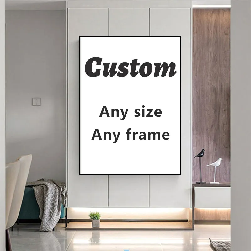 Quality Custom Wall Poster Printing Service Personalized Canvas wall art Print Wall Decor Personalized Canvas Painting