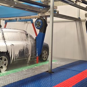 Machine de lavage de voiture automatique électrique en acier bleu avec système de séchage à haute pression pour le nettoyage des véhicules - Product Image 5