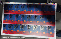 Machine automatique de marquage à chaud holographique pour cartes bancaires en plastique, avec logo et estampage à chaud de feuille d'aluminium pour cartes PVC