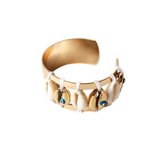 Ocean Style Bohemian Creative Woven Wrap <b>Bracelet</b> Gold Plated Zinc Alloy Unisex Trendy Niche Design - Product Image 4