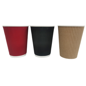 Custom Logo Recyclable <b>Disposable</b> Kraft <b>Cups</b> 4 oz 8oz 10oz 12oz 16oz Double Wall Hot Cafe Coffee Paper <b>Cup</b> With Lid - Product Image 5
