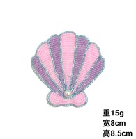 Animaux marins faits à la main coquillages étoile de mer tortue de mer dauphin perlé strass Patch 3D paillettes Applique pour vêtements