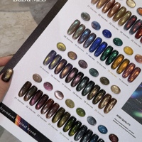 Nouvel Arrivage ZRKGEL – Kit de Vernis à Ongles Gel UV Effet Œil de Chat Magnétique Scintillant Cristal Clair de Lune 28 Couleurs Très Brillant pour Salon