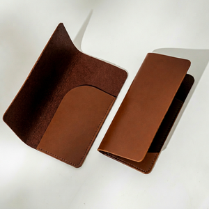 Carpeta de Cuero Genuino Vintage para Facturas de Restaurante, Carpeta para Recibos con Logotipo Personalizado, Fabricante de Libretas para Camareros LBH-0033 - Product Image 1