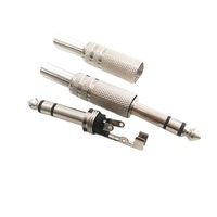 6.3MM Mono/Stéréo AUDIO Jack Plug Connecteur Mâle Ligne De Soudage Casque Stéréo 1/4 "6.35mm 6.3 6.35