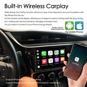 Radio con Pantalla Android 11 y Carplay para Toyota Auris E180 2017 Corolla, Reproductor Multimedia para Auto, Autoradio - Product Image 6