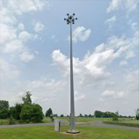 Torre de Comunicación para Iluminación y Monitoreo, con Antena 5G/4G/3G para Transmisión de Señales, para Iluminación Vial