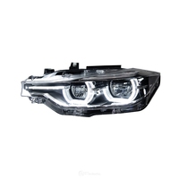 Ensemble de phares projecteurs à LED bicolores avec clignotants DRL compatibles avec les phares de berline Série 3 F30 2012 à 2015