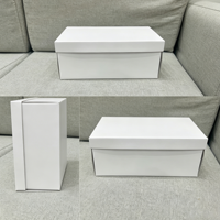 Boîtes à chaussures en carton rigide imprimées sur mesure, boîtes d'emballage élégantes pour chaussures avec logo imprimé pour baskets, chaussures décontractées et cadeaux