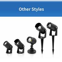 Projecteur LED paysager style COB, anti-éblouissement, étanche IP65, orientable à 180 degrés, pour jardin, arbre, cour