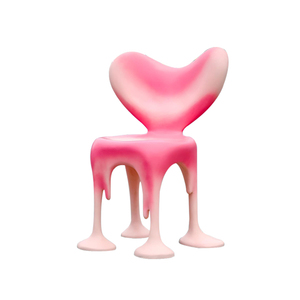 Kreativer herzförmiger Freizeit stuhl aus Glasfaser Geeignet für Schlafzimmer und Wohnzimmer - Product Image 6
