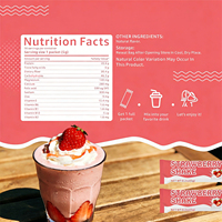 OLLI Poudre de shake protéiné minceur saveur fraise personnalisée, coupe-faim, brûle-graisse, assure une nutrition optimale