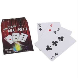 1 Ensemble de 3 Cartes BIG MONTI CHANGE, Tour de Magie avec Cartes, Facile pour <span class=keywords><strong>les</strong></span> Débutants, Papier pour Magie de Proximité, Illusion de Magicien - Product Image 2