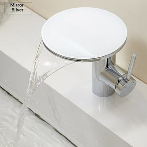 Grifo de Lujo <span class=keywords><strong>para</strong></span> Baño de Hotel, Diseño Elegante, Agua Fría y Caliente, Efecto Cascada, Gran Capacidad de Almacenamiento en la Encimera, Grifo <span class=keywords><strong>para</strong></span> Lavabo - Product Image 6