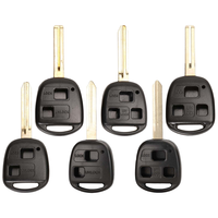 Coque de clé télécommande 2/3 boutons Lexus RX300 ES300 LS400 GX460 pour Toyota Corolla Land Cruiser YARIS CAMRY RAV4