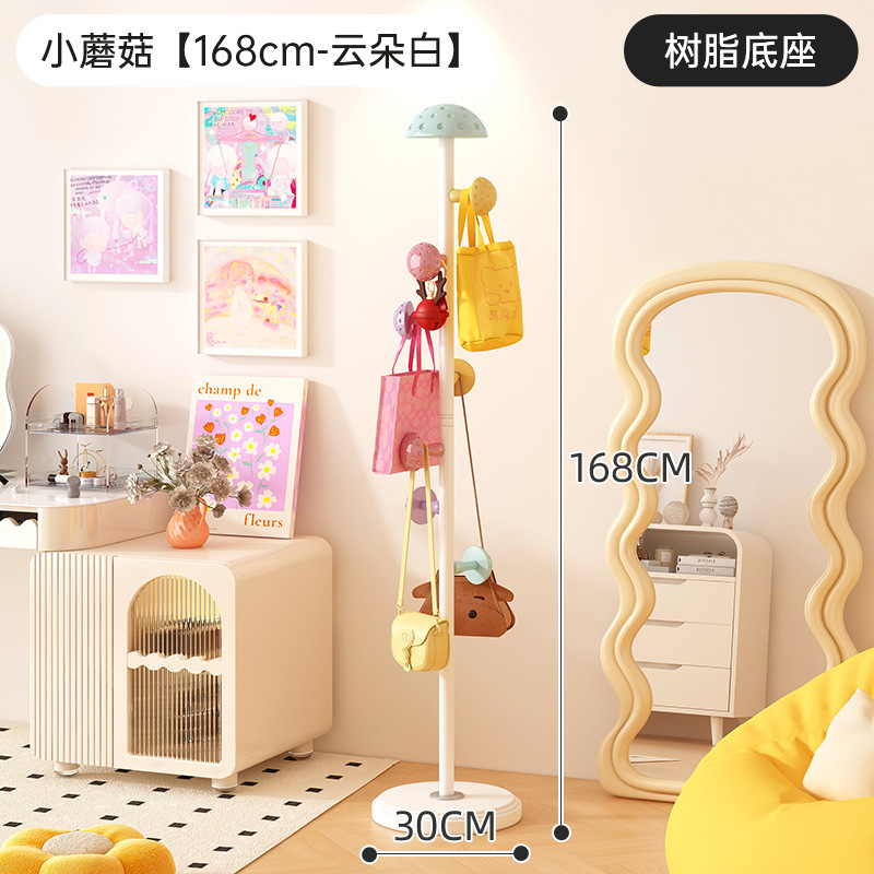 Botella de resina blanca en forma de hongo.