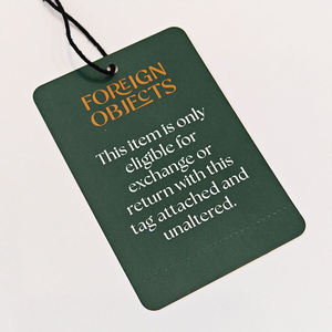 Luxury High Quality Recycled <b>Paper</b> Hang Tags Custom Logo Embossed Cardboard for <b>Jeans</b> Clothing Special Tags for <b>Bags</b> - Product Image 5