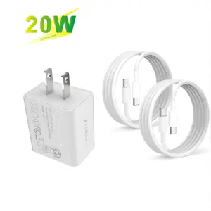 Popular EU plug delivery smart portable phone battery single usb 20W power adapter travel wall charger