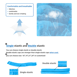 Hot bán dùng một lần Breathable hairnet phẫu thuật bác sĩ không dệt <span class=keywords><strong>bouffant</strong></span> Vòng <span class=keywords><strong>MOB</strong></span> <span class=keywords><strong>cap</strong></span> - Product Image 2