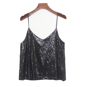 Camisola de lentejuelas de moda <span class=keywords><strong>española</strong></span> informal elegante de verano <span class=keywords><strong>para</strong></span> <span class=keywords><strong>mujer</strong></span> con <span class=keywords><strong>ropa</strong></span> de <span class=keywords><strong>mujer</strong></span> nueva camisa de lentejuelas de industria pesada <span class=keywords><strong>ropa</strong></span> exterior - Product Image 2